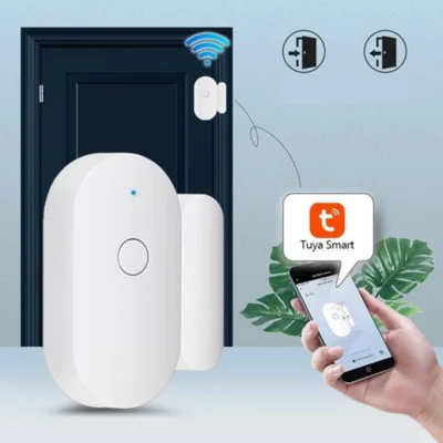 مستشعر ذكي للأبواب والنوافذ WiFi مع إنذار مغناطيسي