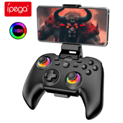 يد تحكم لاسلكية IPEGA PG-9115 بمقابض مضيئة RGB