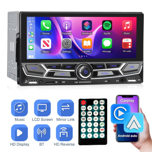 راديو سيارة 2DIN بشاشة...