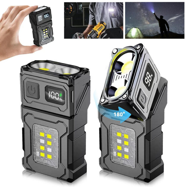 مصباح يدوي مغناطيسي عالي...