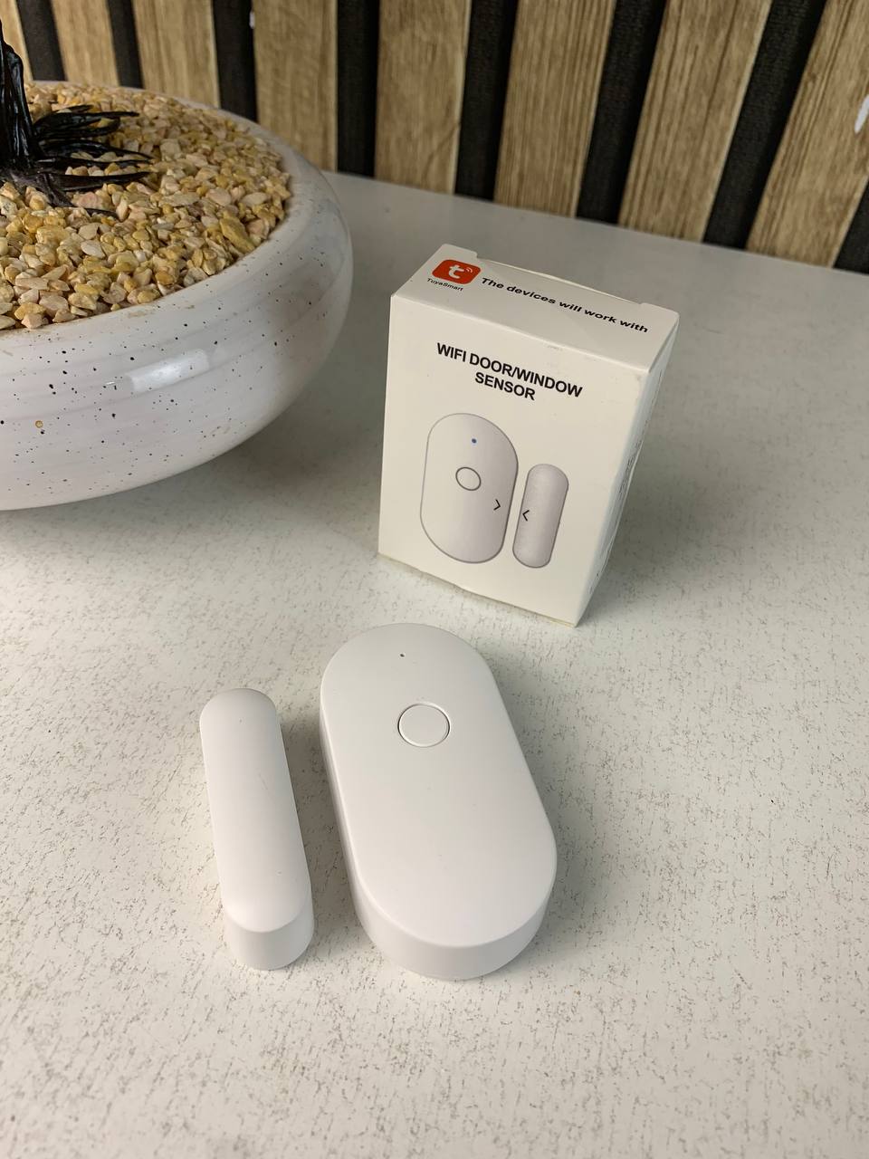 مستشعر ذكي للأبواب والنوافذ WiFi مع إنذار مغناطيسي - الصورة 3
