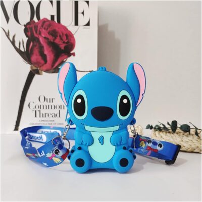 محفظة نقود للأطفال بتصميم كرتوني لطيف Stitch