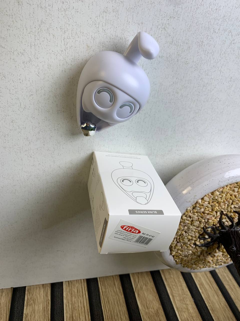 خطافات حائط لاصقة من ABS بتصميم لطيف ومبتكر (قطعتين) - الصورة 2