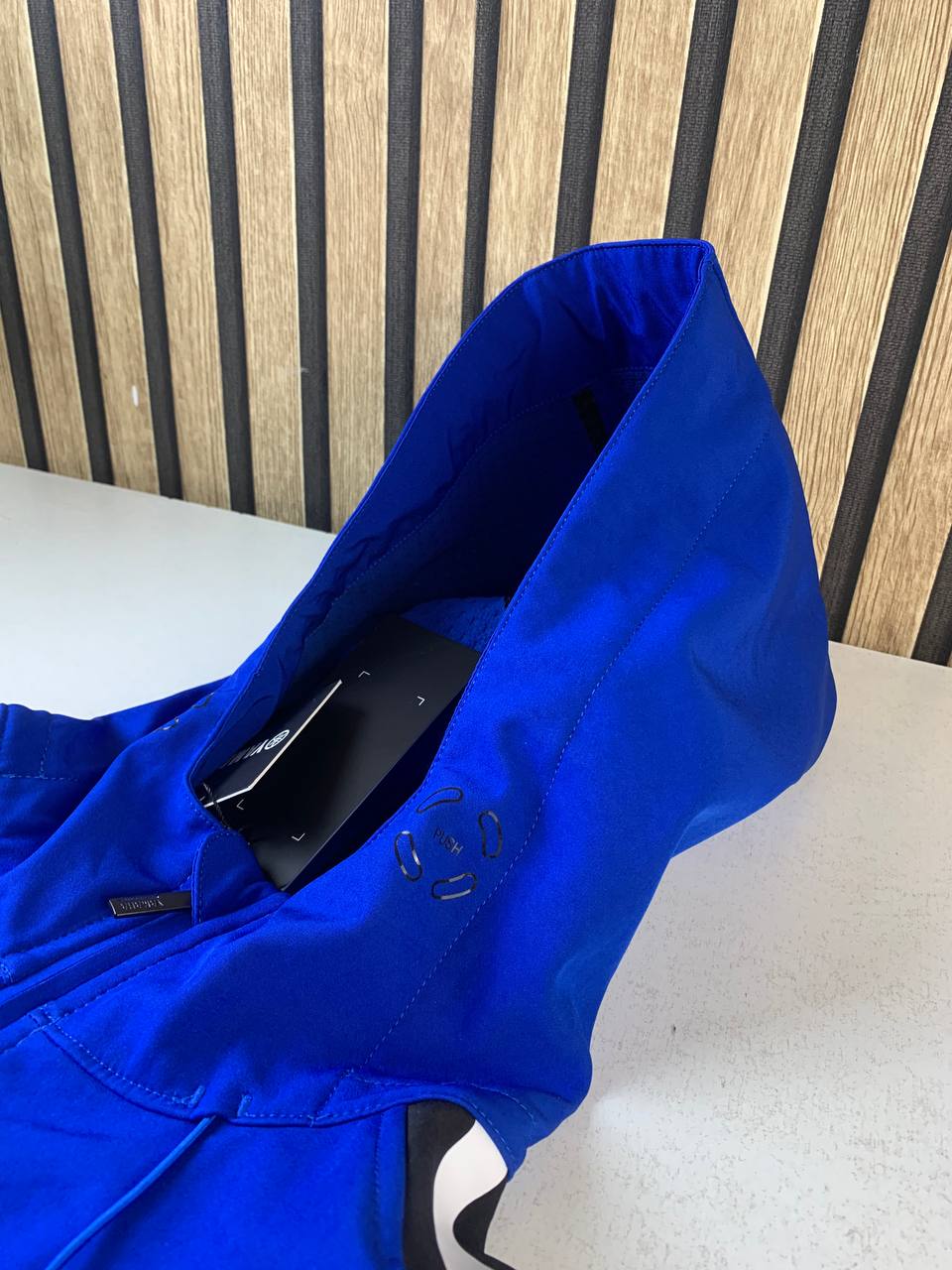 سترة ياماها ريسينغ Softshell زرقاء بقبعة للجنسين - الصورة 5