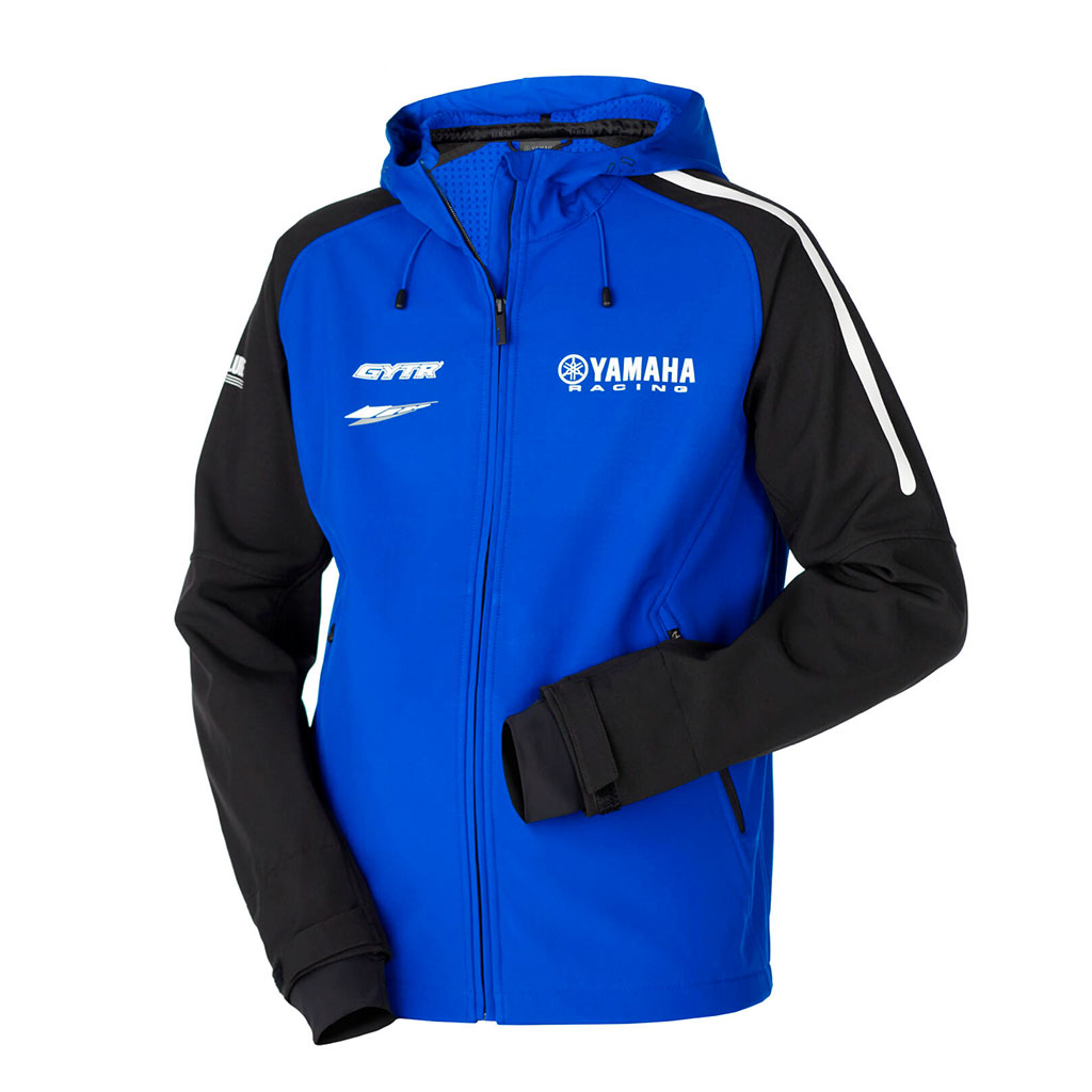 سترة ياماها ريسينغ Softshell زرقاء بقبعة للجنسين - الصورة 6