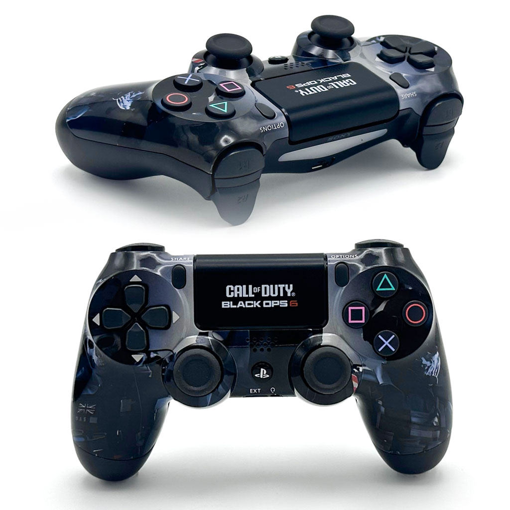 يد تحكم لاسلكية PS4 DualShock إصدار COD BO6 (High Copy) ببطارية قابلة للشحن