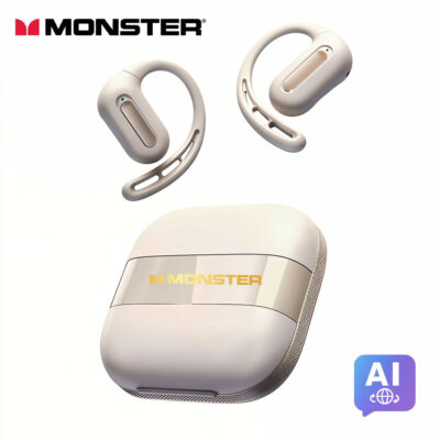 سماعات لاسلكية Monster Aura Fit GT29 بتصميم مفتوح مع ترجمة ذكية بالذكاء الاصطناعي