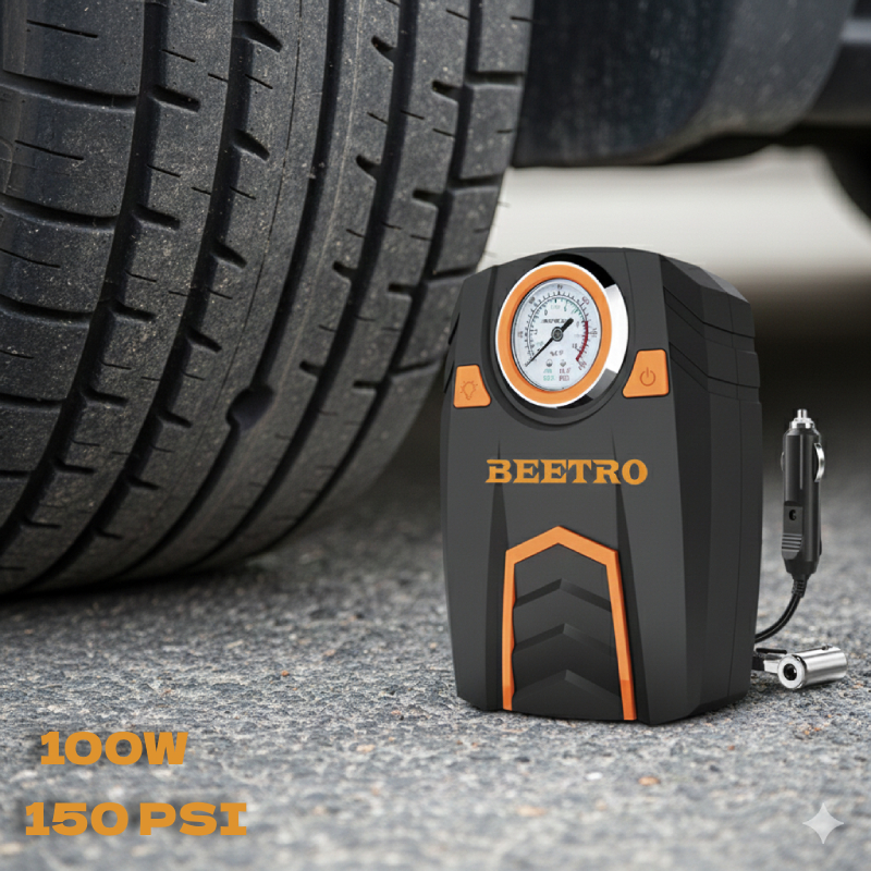 ضاغط هواء سيارة BEETRO BE0172 بقوة 150 PSI و100 واط - الصورة 9
