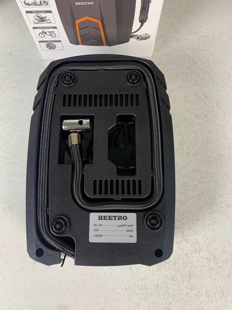 ضاغط هواء سيارة BEETRO BE0172 بقوة 150 PSI و100 واط - الصورة 2