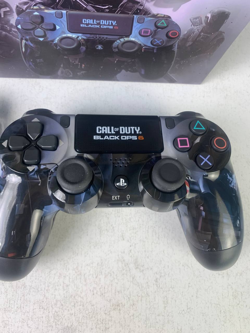 يد تحكم لاسلكية PS4 DualShock إصدار COD BO6 (High Copy) ببطارية قابلة للشحن - الصورة 3