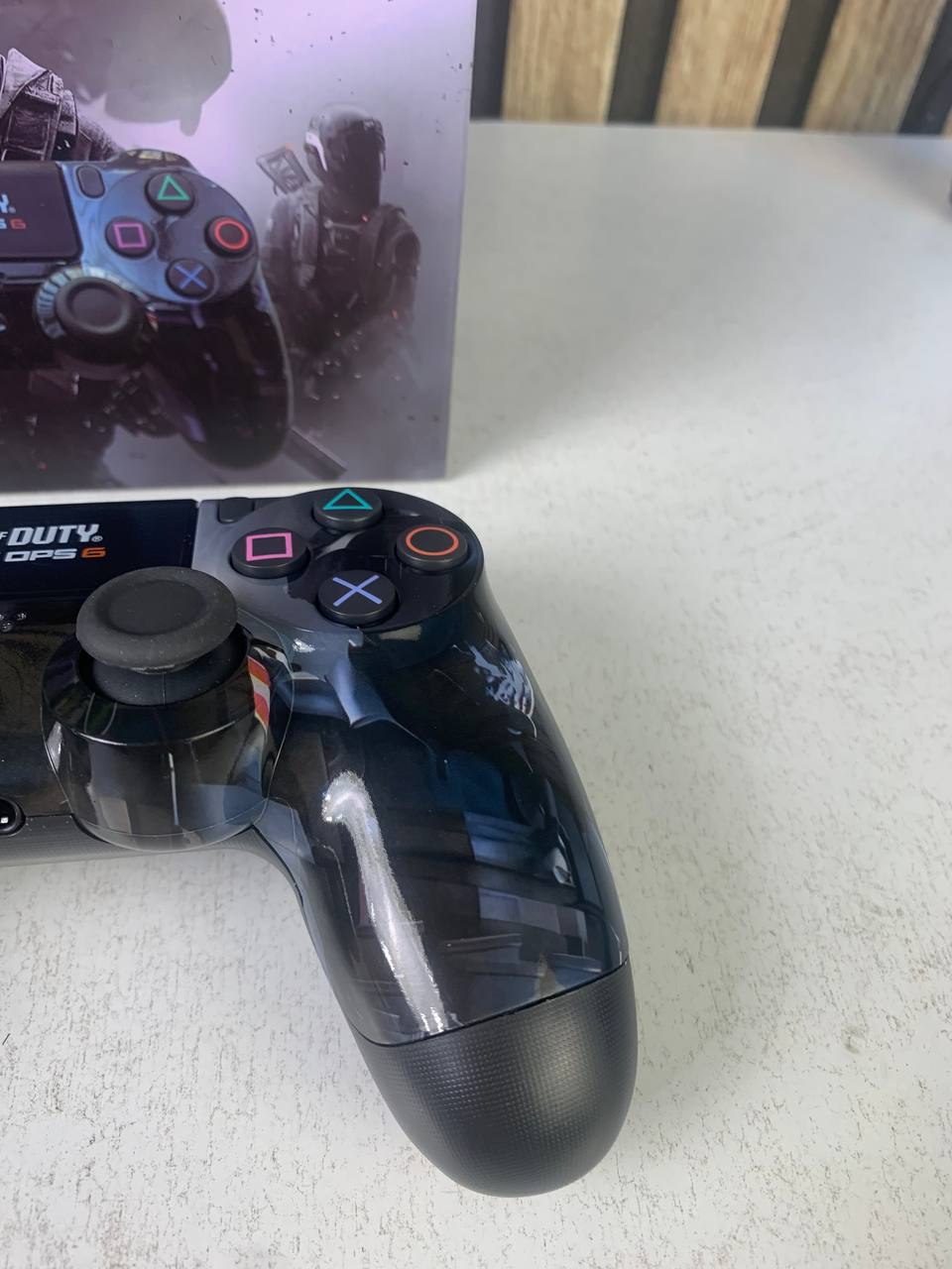 يد تحكم لاسلكية PS4 DualShock إصدار COD BO6 (High Copy) ببطارية قابلة للشحن - الصورة 2