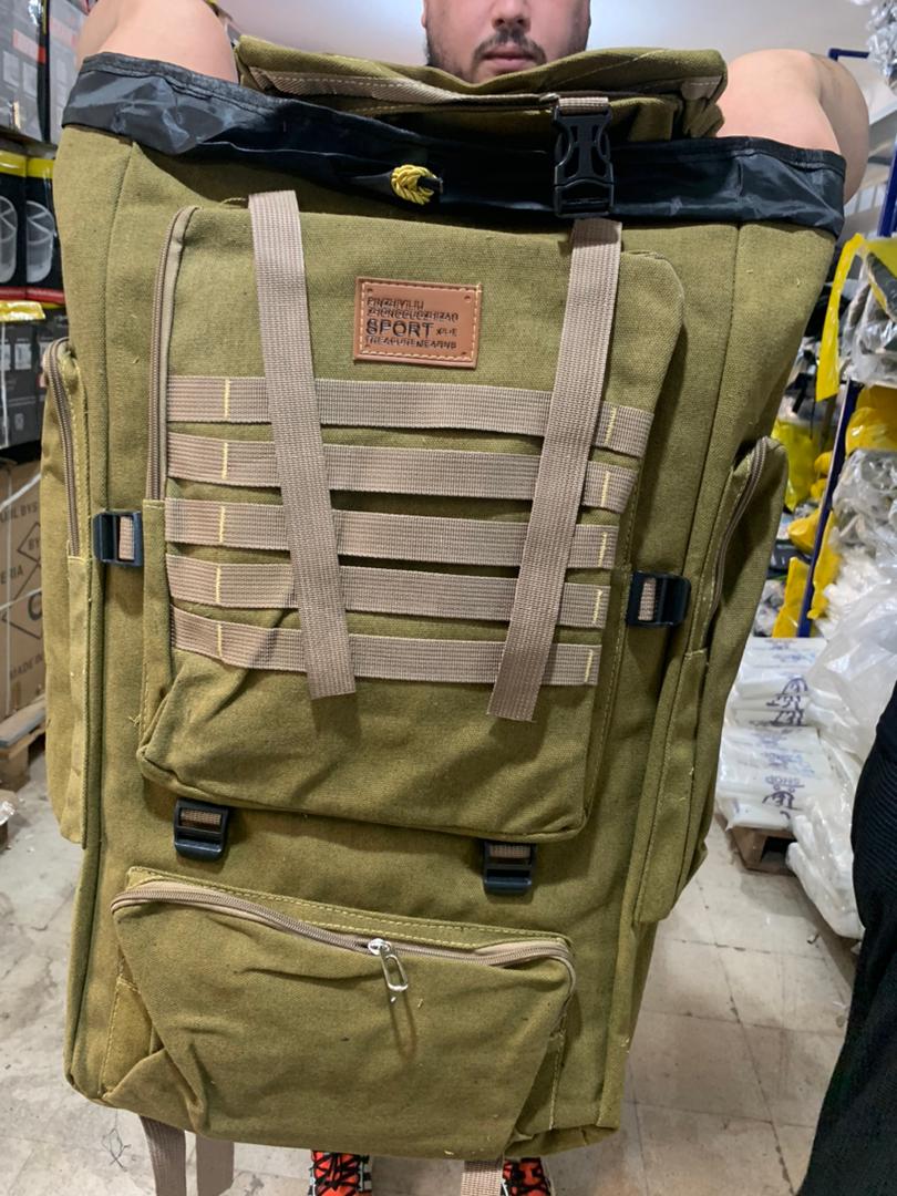 Sac à dos randonnée tactique militaire 80l imperméable - الصورة 14
