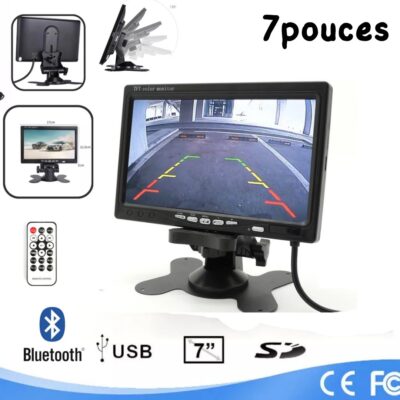 شاشة سيارة لمس 7 بوصة TFT LCD لتثبيتها على لوحة القيادة