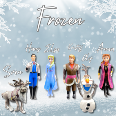 طقم مجسمات شخصيات Frozen من 6 قطع