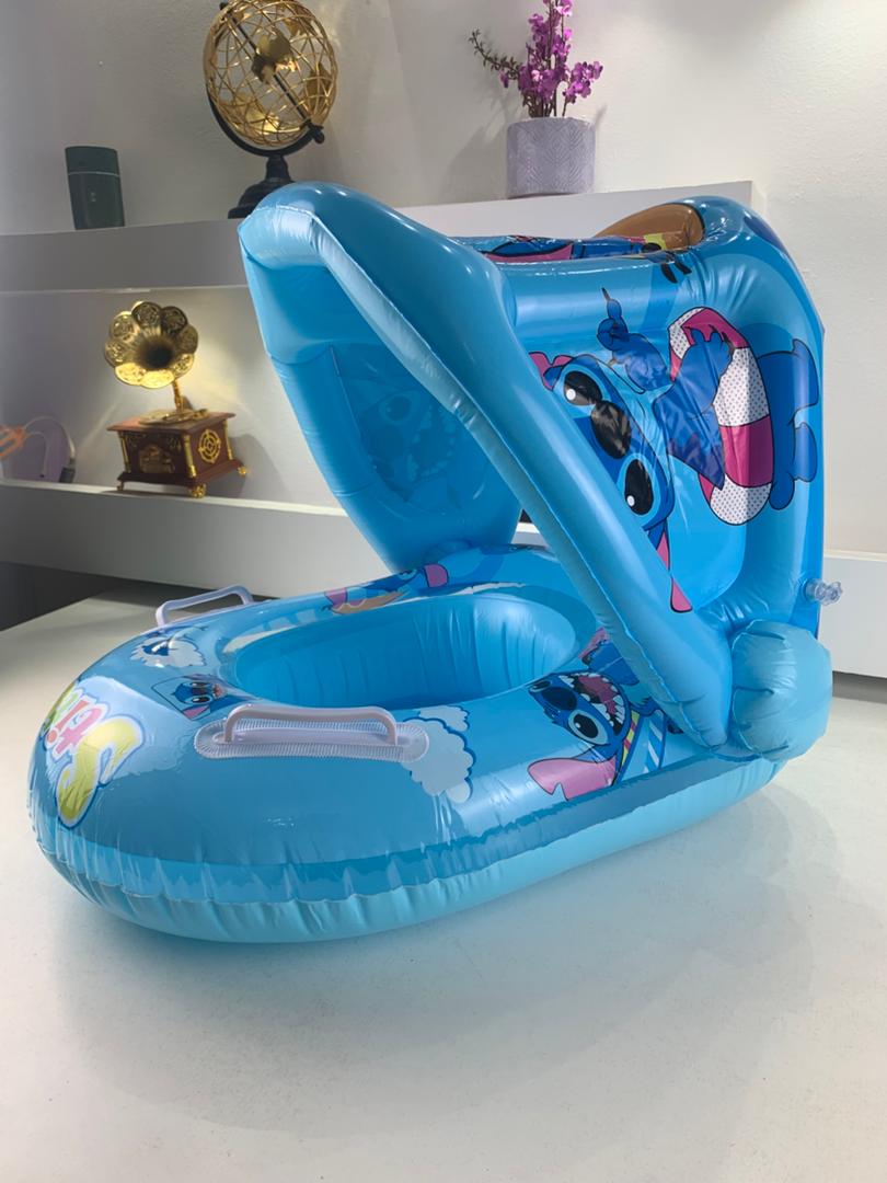 Bouée de natation gonflable pour bébé avec toit – عوامة أطفال مع مظلة - الصورة 6