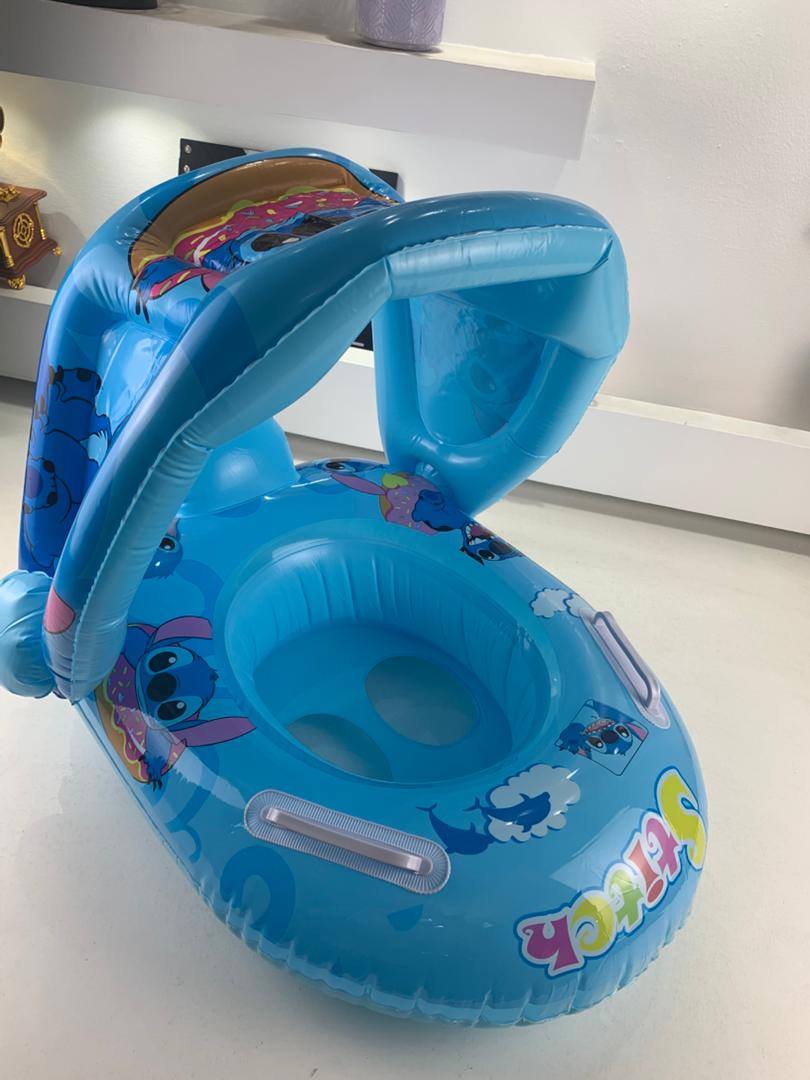 Bouée de natation gonflable pour bébé avec toit – عوامة أطفال مع مظلة - الصورة 3