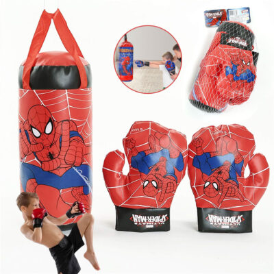 Ensemble de sac de boxe pour enfants Spiderman / Avengers