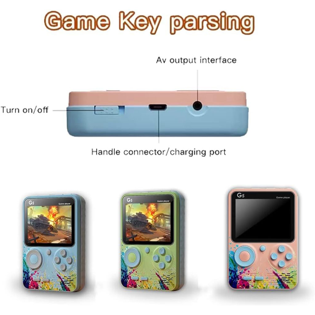 Console de jeu portable avec 500 jeux intégrés - الصورة 12
