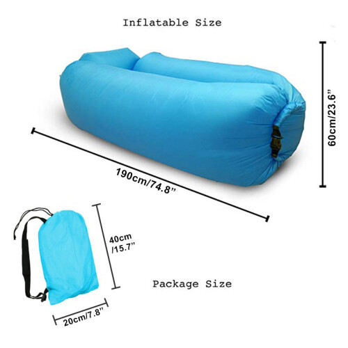Lay Bag Pouf de Comping Gonflable Water Float V1 - الصورة 4