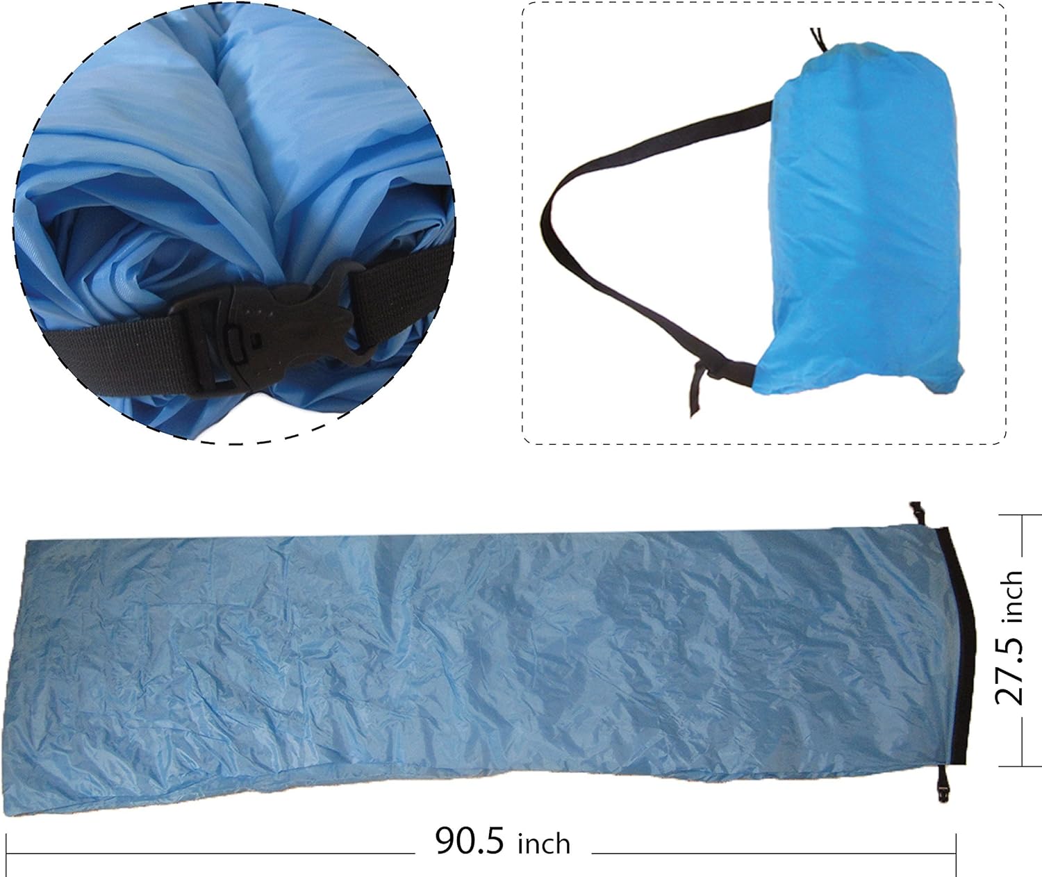Lay Bag Pouf de Comping Gonflable Water Float V1 - الصورة 8