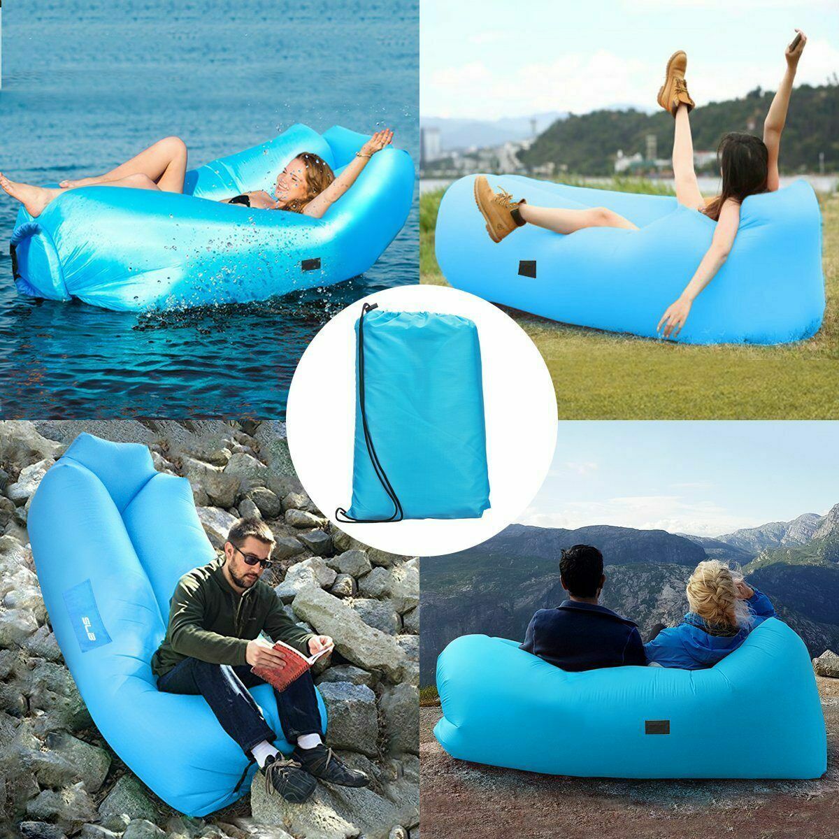 Lay Bag Pouf de Comping Gonflable Water Float V1 - الصورة 11