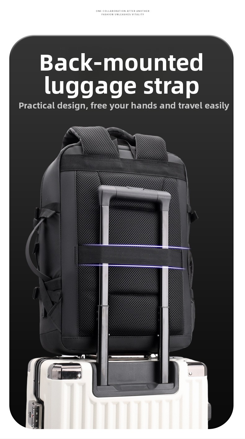 Sac à Dos pour Ordinateur Portable Grande Capacité et Anti-Vol Bomag Boy Noir - حقيبة ظهر للكمبيوتر المحمول واسعة ومانعة للسرقة - الصورة 6