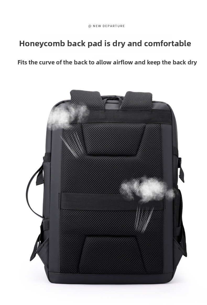 Sac à Dos pour Ordinateur Portable Grande Capacité et Anti-Vol Bomag Boy Noir - حقيبة ظهر للكمبيوتر المحمول واسعة ومانعة للسرقة - الصورة 9