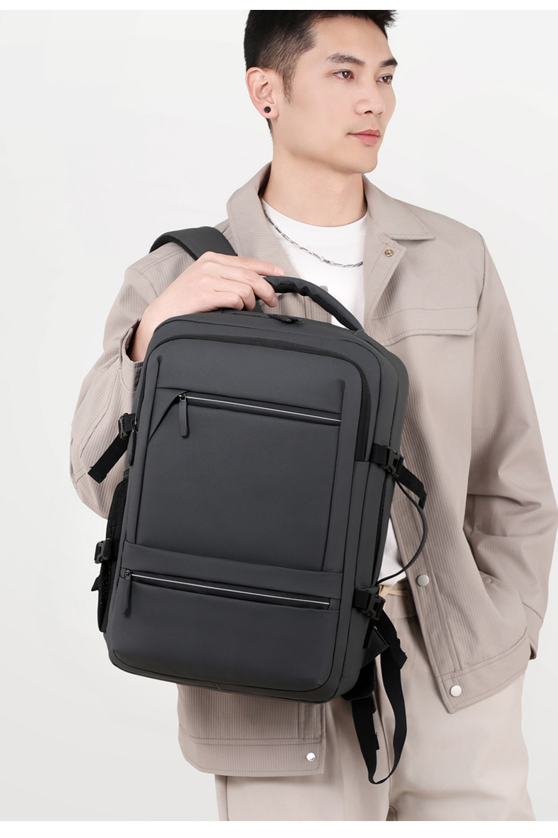 Sac à Dos pour Ordinateur Portable Grande Capacité et Anti-Vol Bomag Boy Gris - حقيبة ظهر للكمبيوتر المحمول واسعة ومانعة للسرقة - الصورة 3