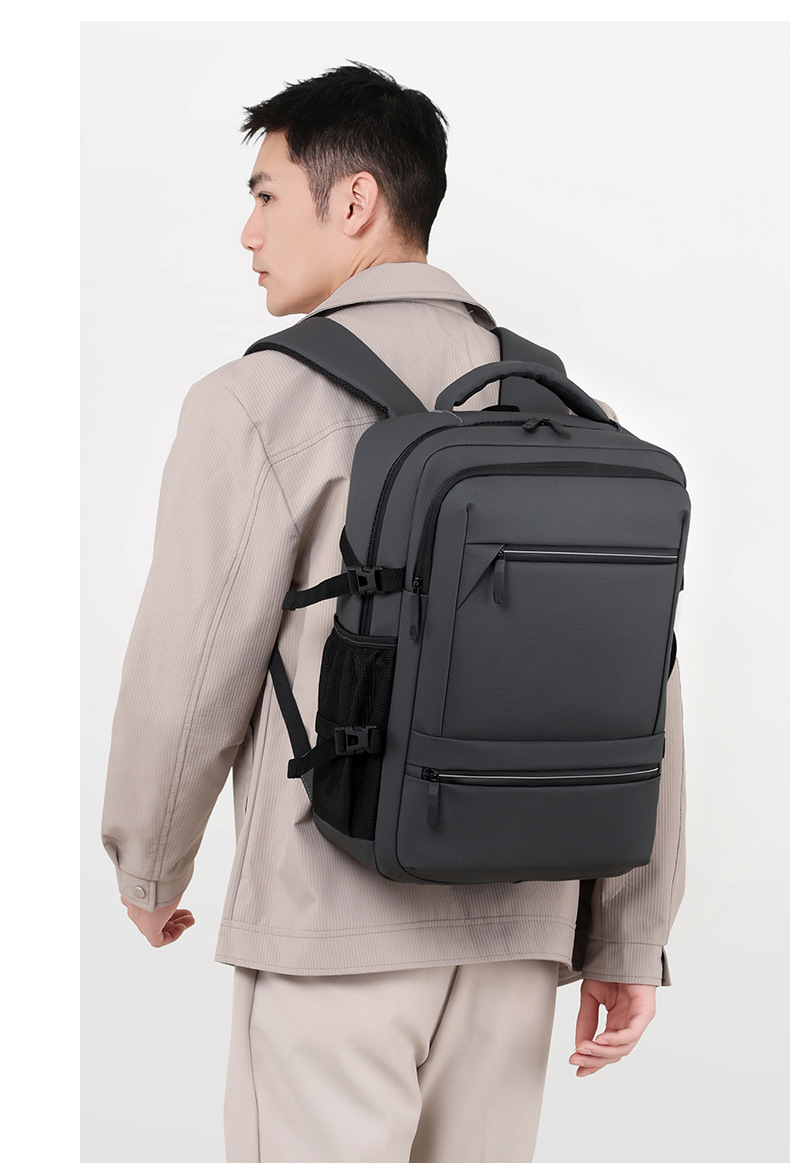 Sac à Dos pour Ordinateur Portable Grande Capacité et Anti-Vol Bomag Boy Gris - حقيبة ظهر للكمبيوتر المحمول واسعة ومانعة للسرقة - الصورة 10