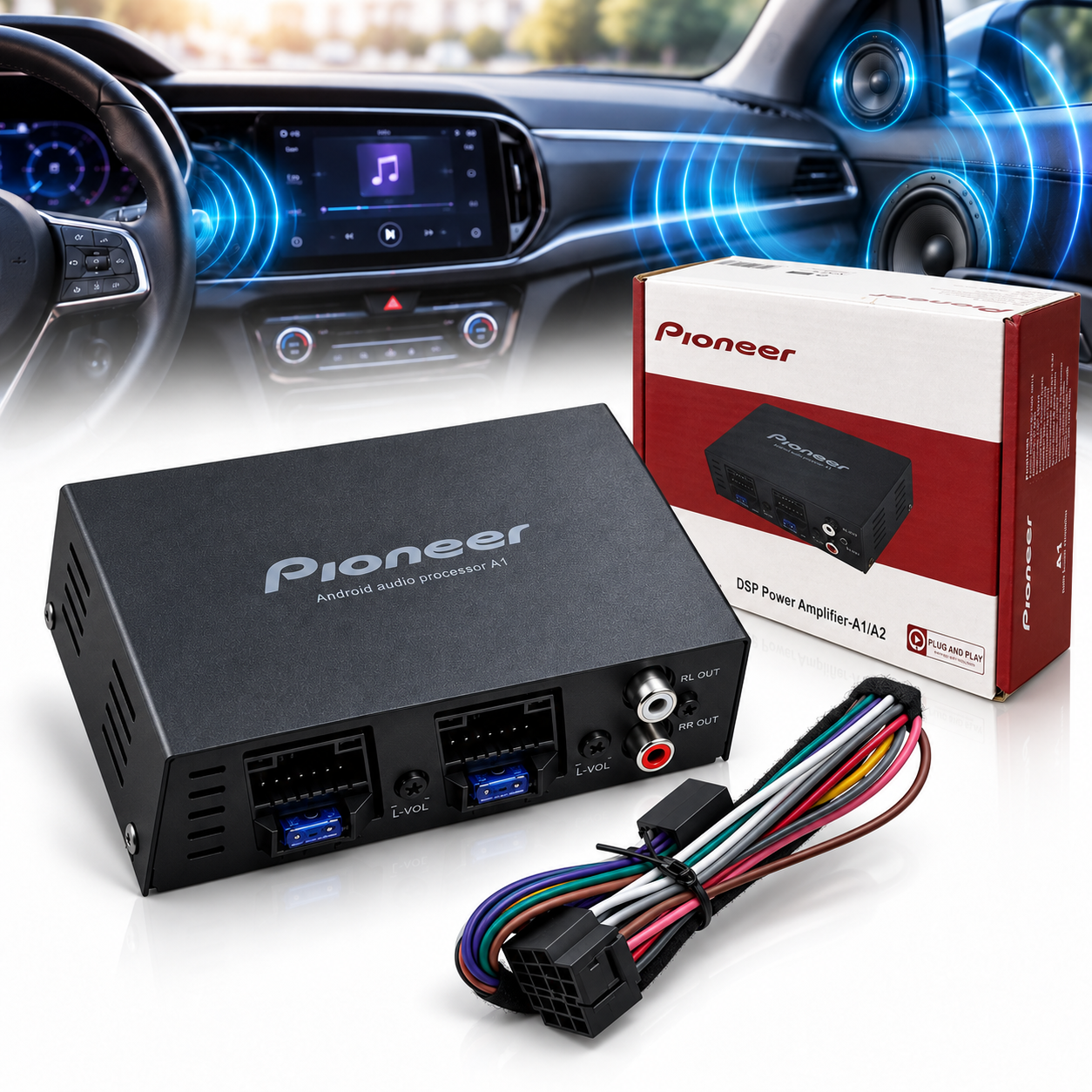 مضخم صوت DSP Pioneer A1 لشاشات Android - الصورة 2