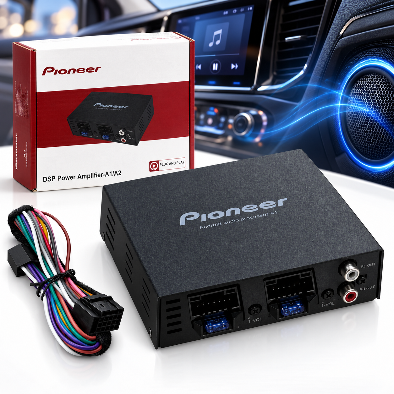 مضخم صوت DSP Pioneer A1 لشاشات Android - الصورة 5