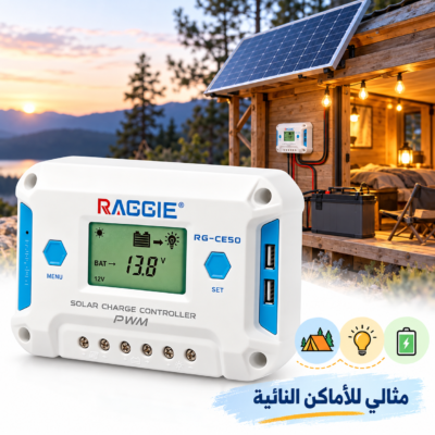 منظم شحن الطاقة الشمسية PWM RAGGIE RG-CE10