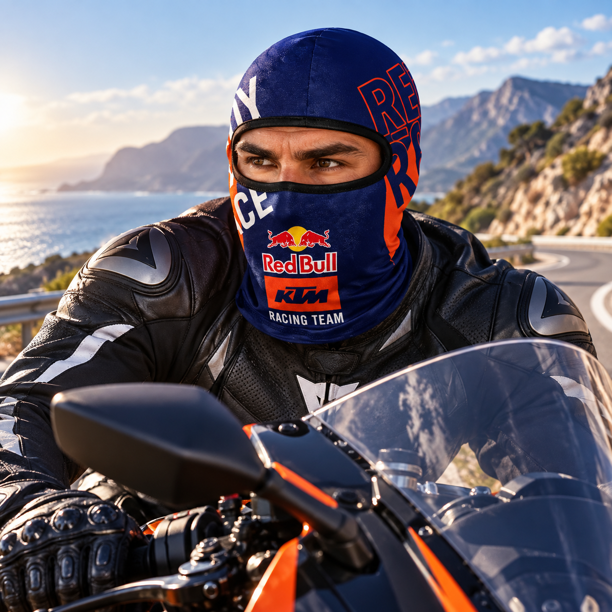 قناع حراري كامل للوجه للدراجات النارية Red Bull - الصورة 8