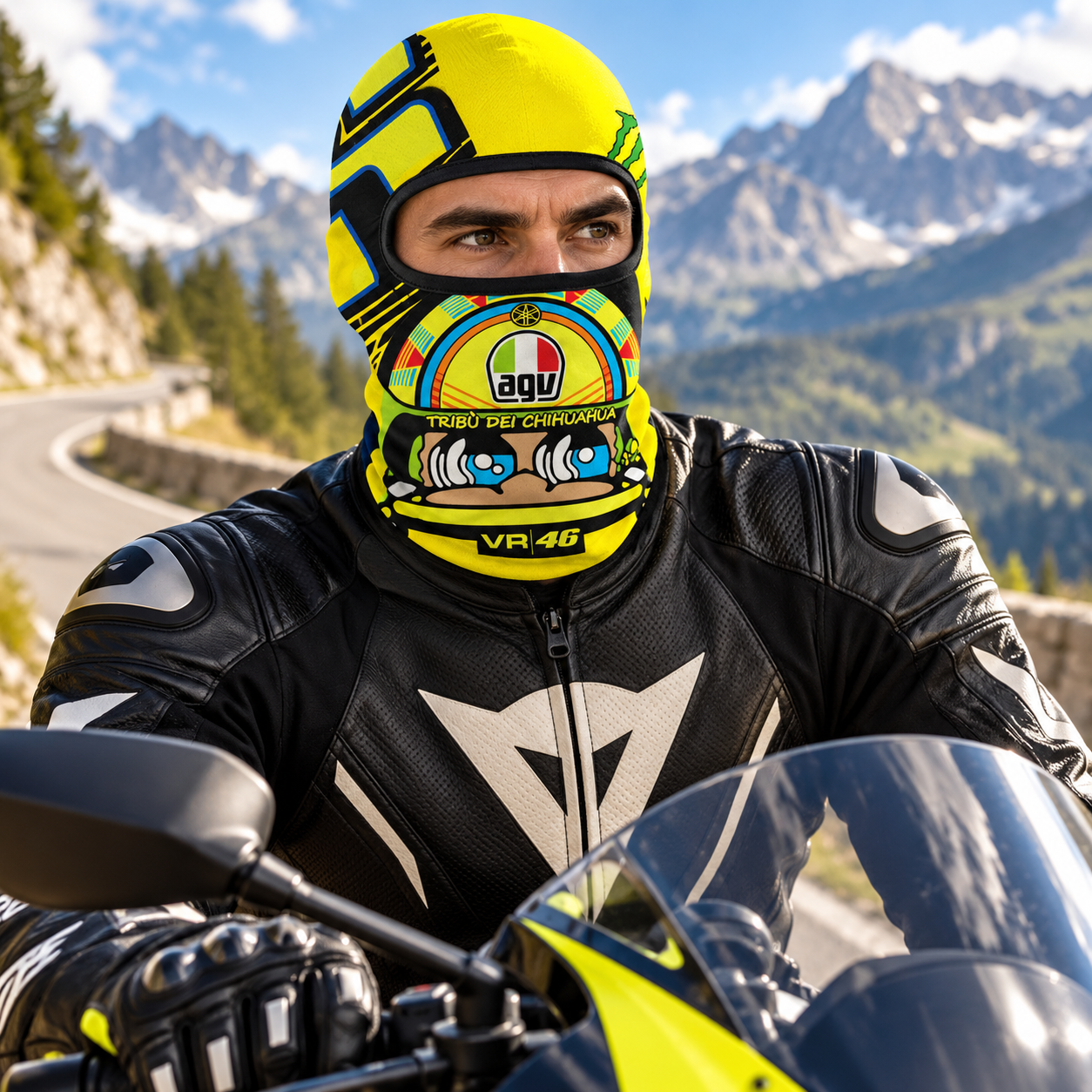 قناع حراري كامل للوجه للدراجات النارية VR46 - الصورة 7