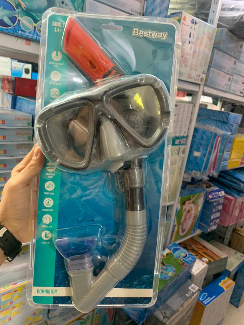 قناع وغواصة سباحة Dominator للبالغين +14 سنة Bestway #24029 - الصورة 4