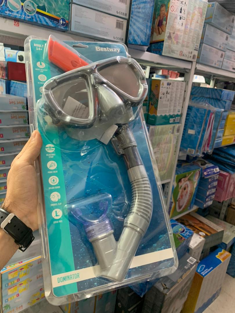 قناع وغواصة سباحة Dominator للبالغين +14 سنة Bestway #24029 - الصورة 5
