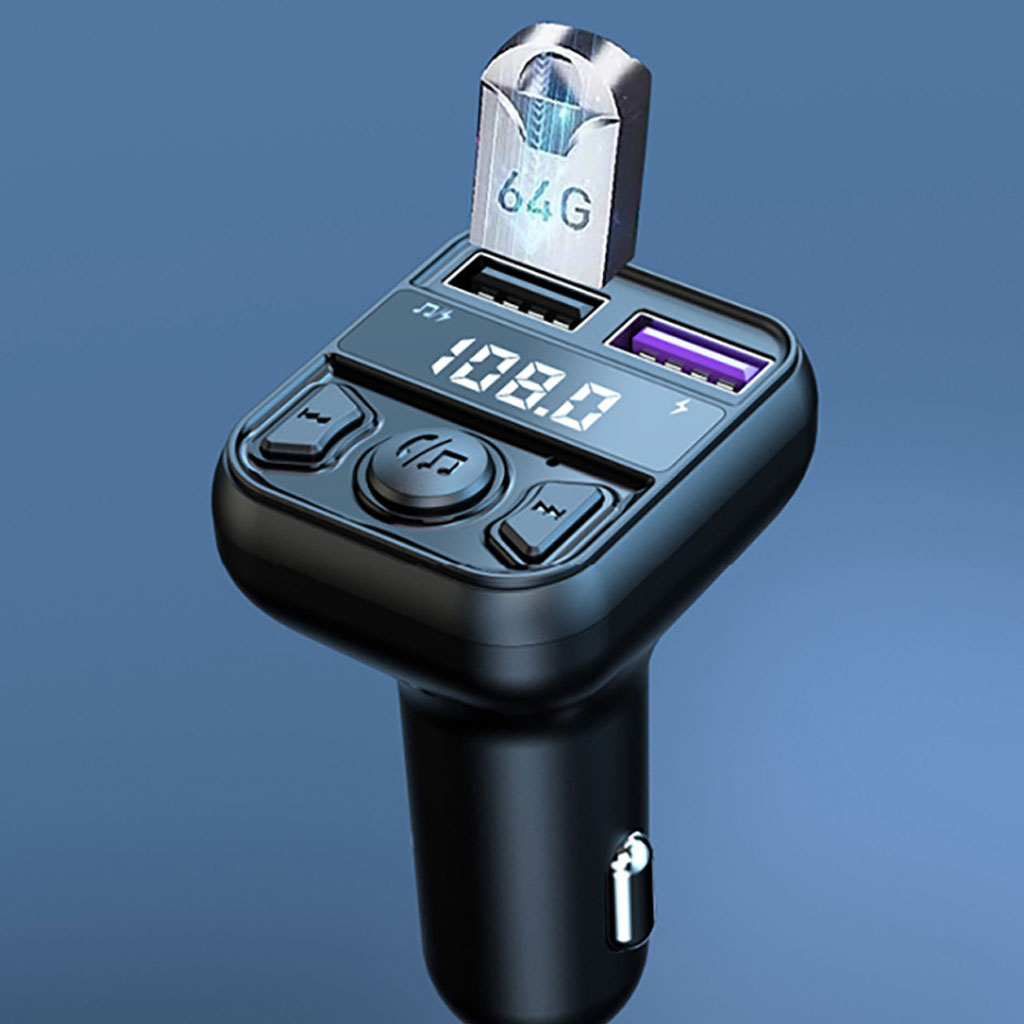 مرسل Bluetooth للسيارة MP3 وراديو AUX CS10 - الصورة 6