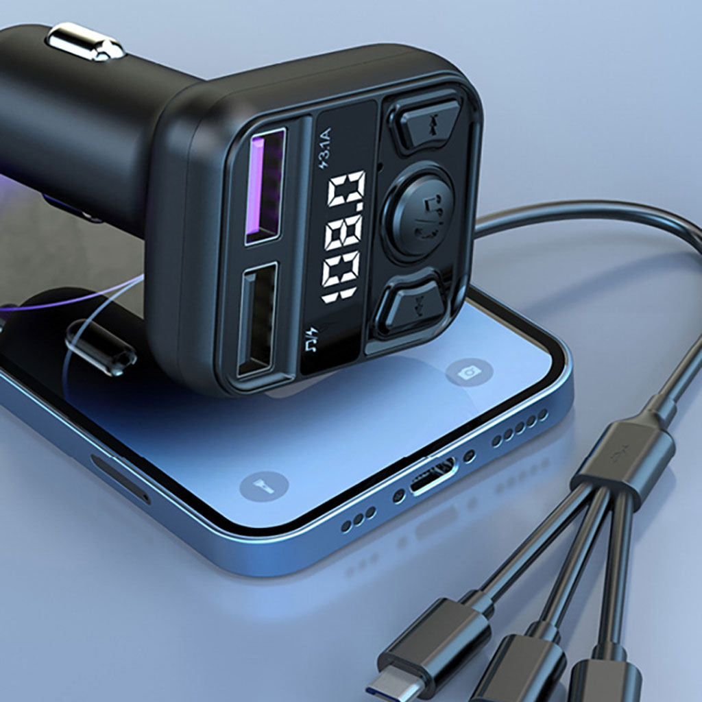 مرسل Bluetooth للسيارة MP3 وراديو AUX CS10 - الصورة 7