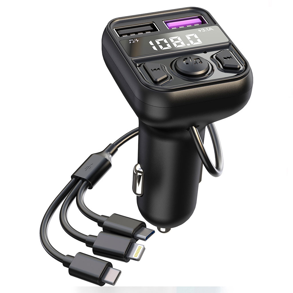 مرسل Bluetooth للسيارة MP3 وراديو AUX CS10 - الصورة 8