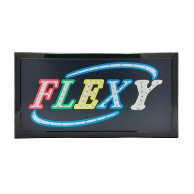 لوحة إشهارية LED مضيئة متعددة الألوان Flexy
