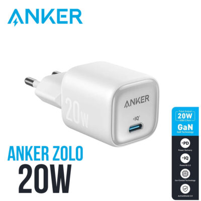شاحن Anker Zolo أصلي 20 واط USB-C