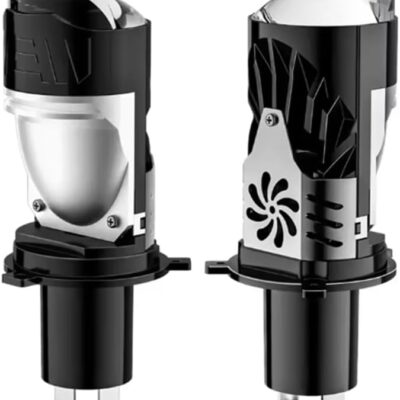 مصباح LED H4 للدراجات النارية 100 واط بقوة إضاءة 20000 لومن G19