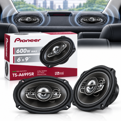 مكبرات صوت للسيارة Pioneer TS-A6995R مقاس 6×9 بوصة بقوة 600 واط